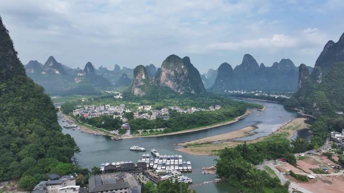 广西兴坪古镇20元人民币打卡地