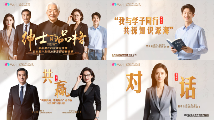 简洁高端人物访谈封面