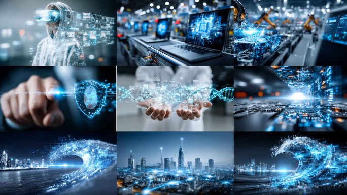 科技浪潮未来城市人工智能工业ai科技城市