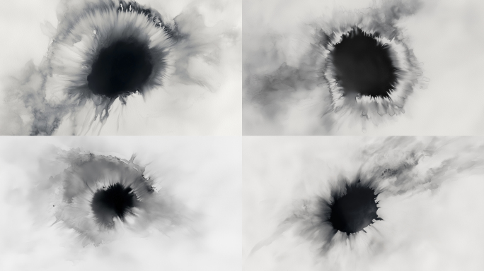 水墨晕染扩散效果