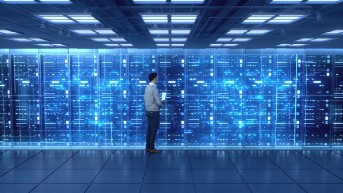 科技服务器机房数据中心AI算力