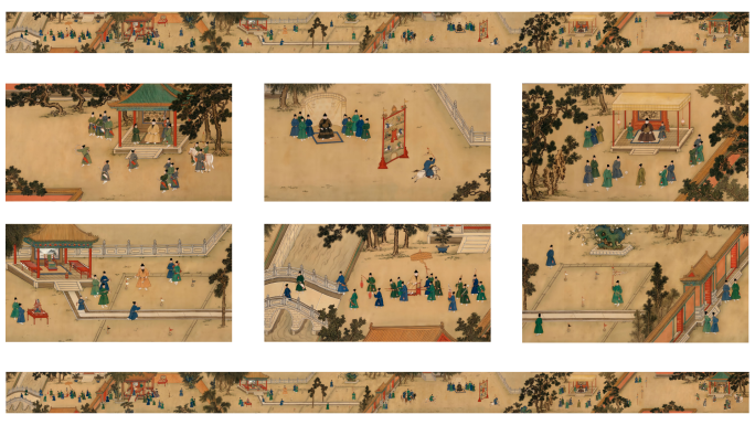 行乐图 长卷动态_AE模板