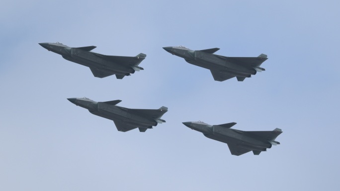 4K超稳：2024中国航展歼20战斗机