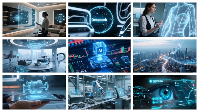 【4K】AI人工智能创新未来科技中国发展