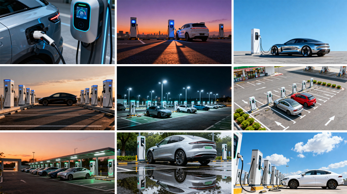 新能源汽车充电站 电动汽车充电场景