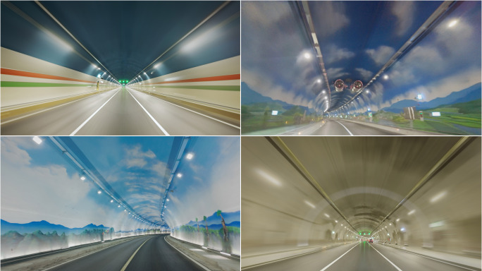 隧道 时光隧道 时光穿梭 隧道工程 穿梭