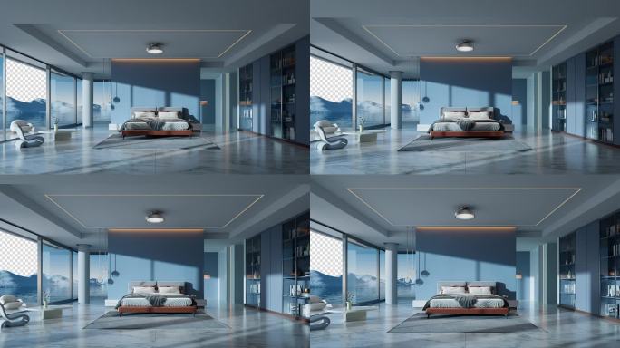 简约风格卧室空间展示