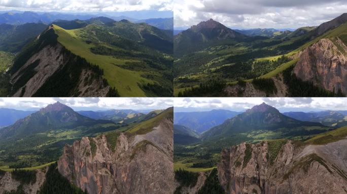 壮丽山脉自然风光