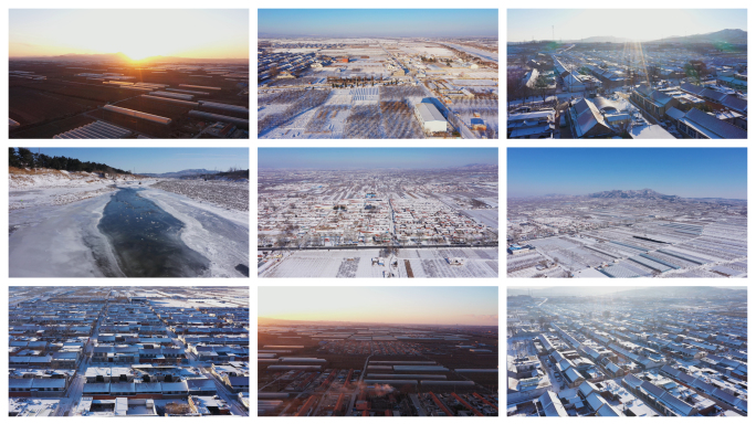 【版权】山东 农田 冬天 农村 农业