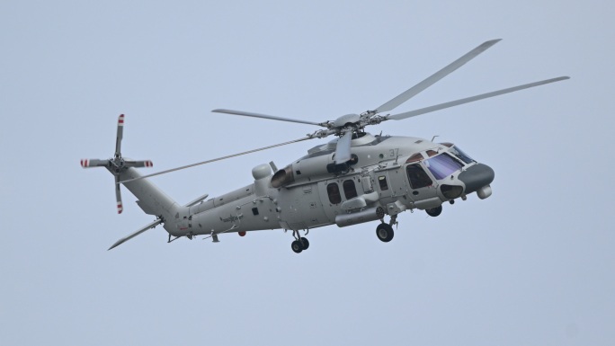 4K超稳：中国海军直20J直升机飞行表演