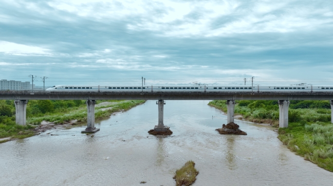 中国高铁动车列车和谐号复兴号铁路航