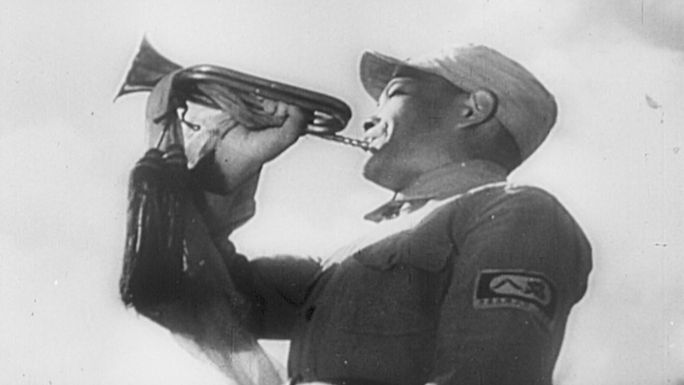 冲锋号 吹冲锋号 抗日战争 八路军 战斗