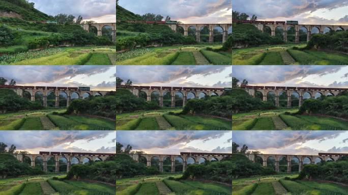 滇越铁路-开远七孔桥