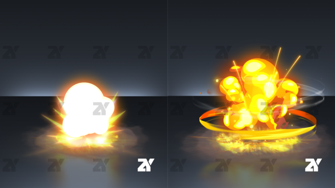 爆炸特效_炸弹爆炸06（提供工程）