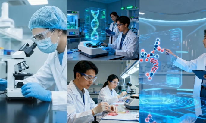 科研实验室研发团队科技创新与医学发展