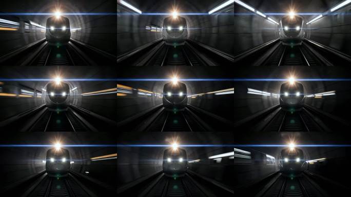 高铁动车和谐号复兴号隧道科技工业国家电影