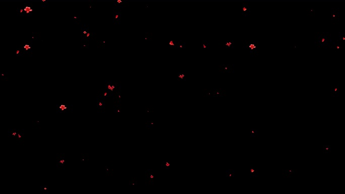 木棉花飘落带通道