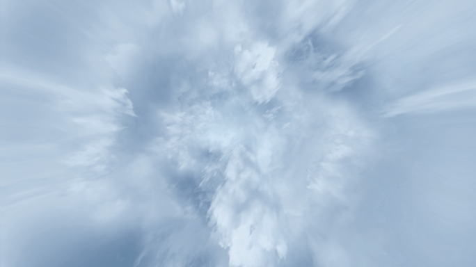 云层穿梭 空间隧道转场