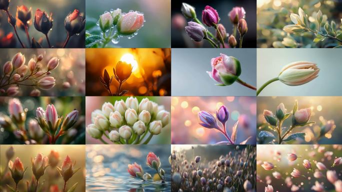 4K高帧率花朵盛开素材合集