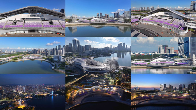 宝安欢乐剧场航拍4K视频