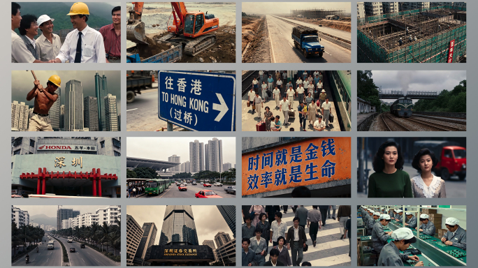 7080年代深圳改革开放中国城市发展变迁
