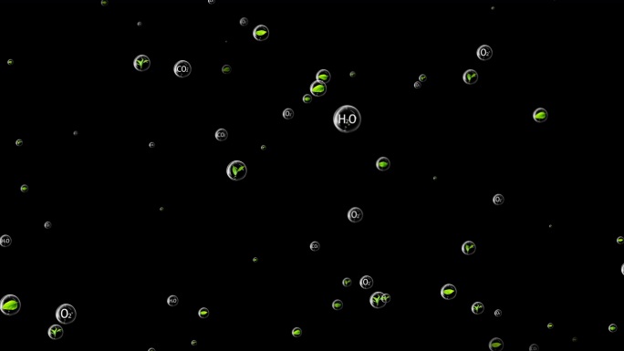 氧气泡泡清晰空气带通道