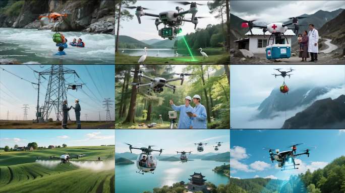 无人机行业应用场景展示