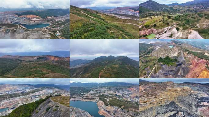 山西生态破坏矿山采煤沉陷区