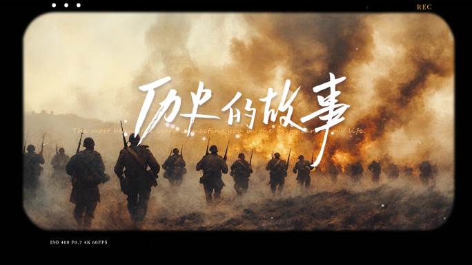 历史照片多图图框企业历程介绍