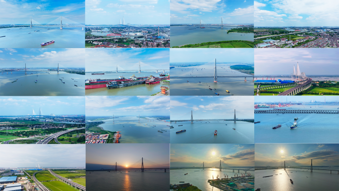 常泰大桥风光航拍