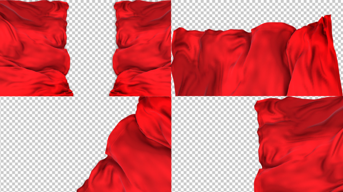 4组红布转场【4K通道】