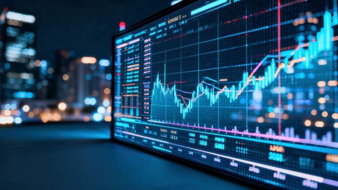 金融股市投资股票证券金融科技ai素材原创