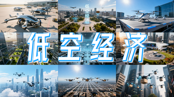 低空经济 无人机 载人飞行器未来城市场景
