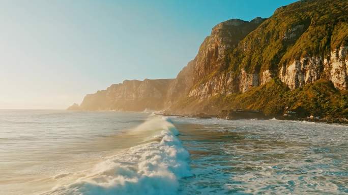 海岸海边海浪沙滩礁石慢镜头日出日落合集