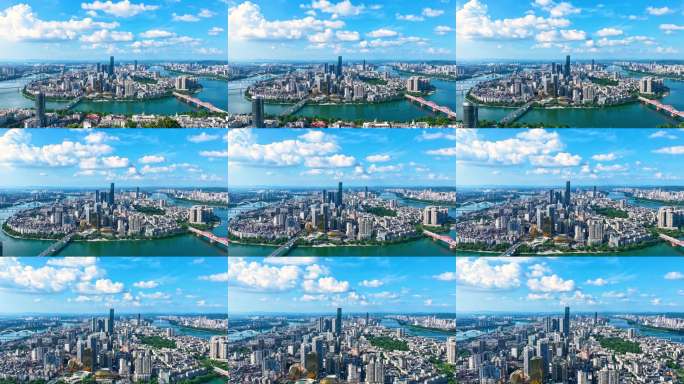 柳州大景航拍延时