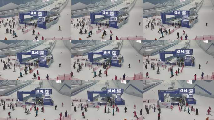 深圳前海华发冰雪世界航拍