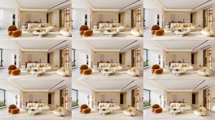 现代简约客厅室内设计