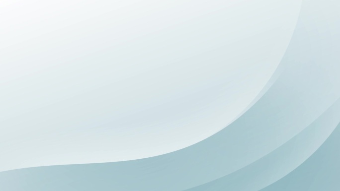 柔和流动曲线浅蓝渐变波浪背景