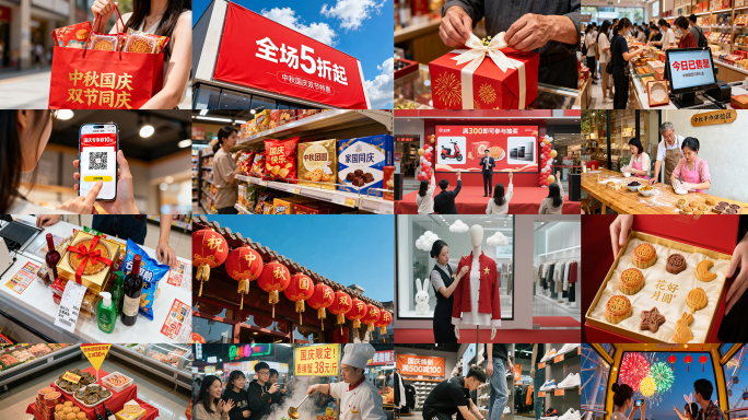 8K 中秋国庆双节商场促销