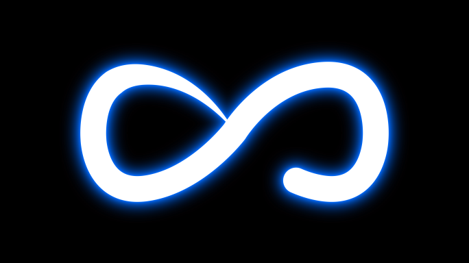 2款 4k无穷大动态符号动画（透明底）