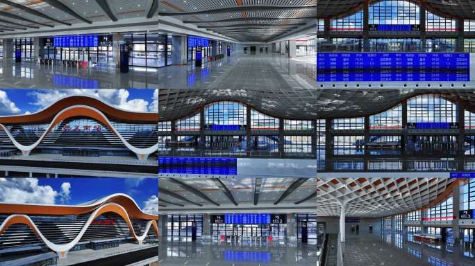 兴义南站  高铁站外观及内部