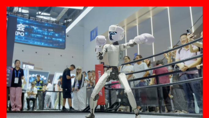 科技展机器人表演 AI机器人应用场景展示
