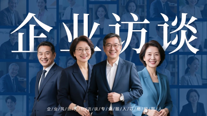 人物访谈商务人物介绍