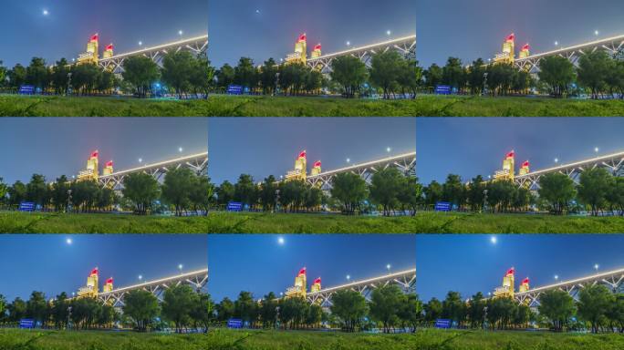 8k 南京第一长江大桥 延时