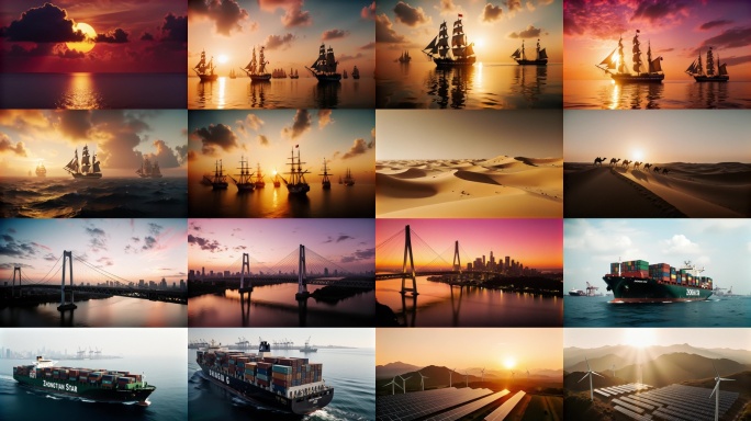 海上贸易古今商船剪影 海上丝绸之路