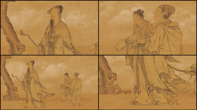 画渊明归去来辞卷 AE工程