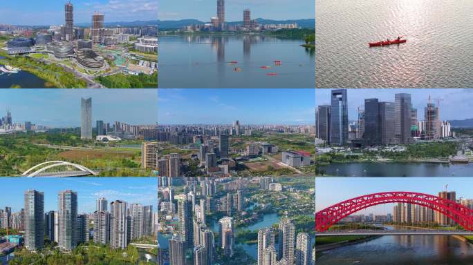 成都天府新区兴隆湖秦皇湖麓湖航拍合集