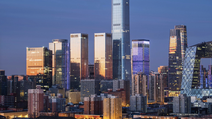 【8K】北京CBD建筑群