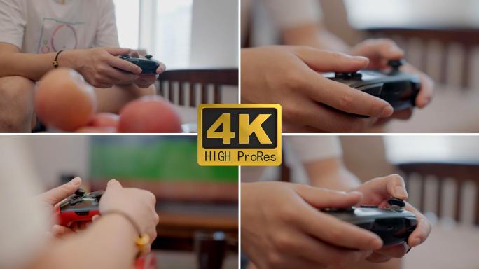 室内居家玩手柄游戏 休闲时光 沉浸式游戏