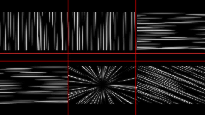 6款 流光速度线（透明底）